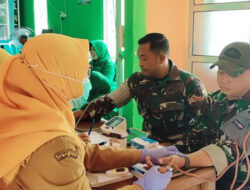 Persit Ranting 08 Koramil Kepohbaru Bojonegoro, Gelar Cek Kesehatan Gratis