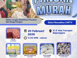 Jaga Stabilitas Harga, Pemkab Bojonegoro Gelar Gerakan Pangan Murah.