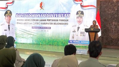 Pemkab Bojonegoro Maksimalkan Perlindungan Sawah untuk Kembangkan Sektor Pangan di Tengah Ancaman Krisis Global