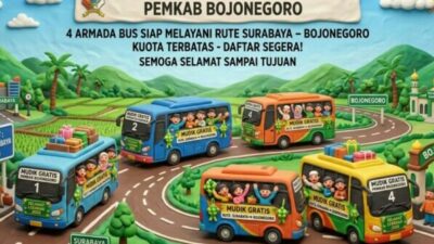 Pemkab Bojonegoro Siapkan 4 Armada Mudik Gratis