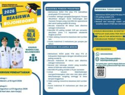 Pendaftaran Gelombang I Beasiswa Pemkab Bojonegoro 2026 Dibuka hingga 10 April, Cek Ketentuan Lengkapnya