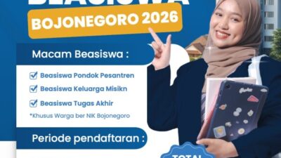 Pemkab Bojonegoro, Siapkan Rp 40,4 Miliar untuk Beasiswa Tahun 2026