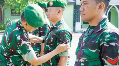 Periode 1 April 2026, 25 Prajurit Kodim 0813 Bojonegoro Naik Pangkat