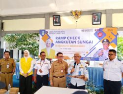 Dishub Jatim Gelar Ramp Check Angkutan Sungai Bengawan Solo di Bojonegoro