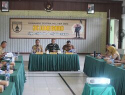 Mantapkan Koordinasi Lintas Sektor, Kodim 0813 dan Pemkab Bojonegoro Gelar Rakor Kesiapan TMMD 129