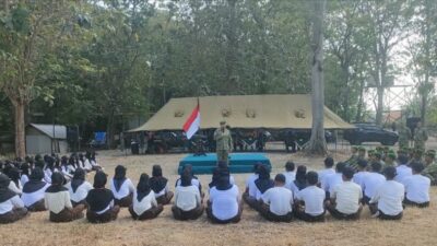 Tumbuhkan Semangat Juang Generasi Muda, Kodim Bojonegoro Gelar Persami Korp Kadet Republik Indonesia