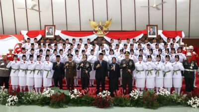 Paskibraka Bojonegoro Resmi Dikukuhkan Bupati Setyo Wahono, Siap Bertugas di Upacara HUT Ke-81 RI