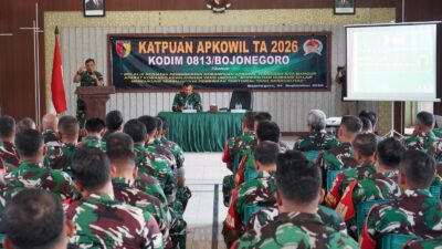Kodim Bojonegoro Gembleng Apkowil: Pertajam Kemampuan Teritorial yang Unggul, Modern dan Humanis