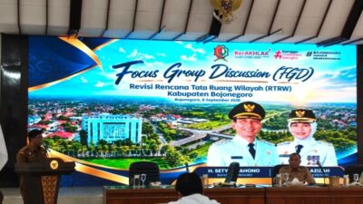 Buka FGD Revisi RTRW, Sekda Bojonegoro Tekankan Pemerataan Pembangunan hingga Tingkat Desa