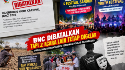 BNC 2026 Dibatalkan, Car Free Night dan Youth Festival Tetap Digelar, “Empati” Bencana atau Inkonsistensi Kebijakan?